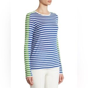AKRIS PUNTO striped wool pullover sweater